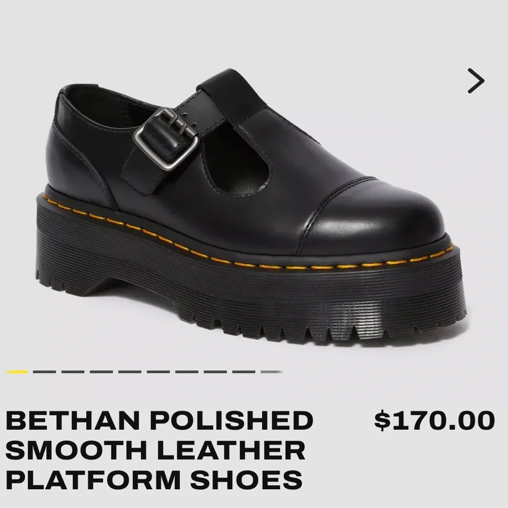 NEW Dr Martens Bethan Platform Mary Janes - Picture 13 of 15